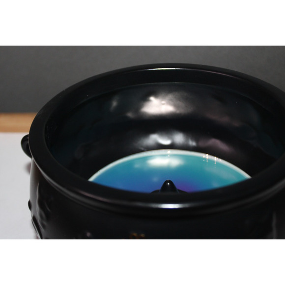 Bath & Body Works Black Footed Round Cauldron Body Care Holder Vanity Halloween - Picture 8 of 15